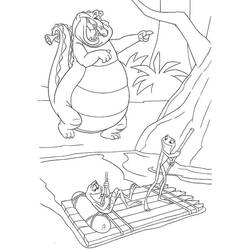 Dessin à colorier: La Princesse et la Grenouille (Films d'Animation) #208976 - Coloriages à Imprimer Gratuits