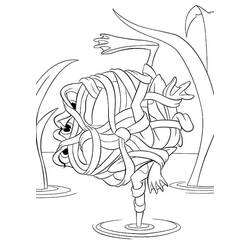 Dessin à colorier: La Princesse et la Grenouille (Films d'Animation) #208977 - Coloriages à Imprimer Gratuits