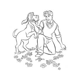 Dessin à colorier: La Princesse et la Grenouille (Films d'Animation) #208986 - Coloriages à Imprimer Gratuits