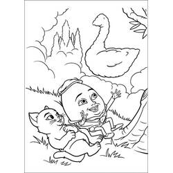 Dessin à colorier: Le Chat potté (Films d'Animation) #206803 - Coloriages à Imprimer Gratuits