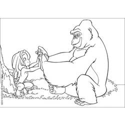 Dessin à colorier: Le Livre de la jungle (Films d'animation) #130164 - Coloriages à Imprimer Gratuits
