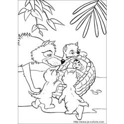Dessin à colorier: Le Livre de la jungle (Films d'animation) #130165 - Coloriages à Imprimer Gratuits