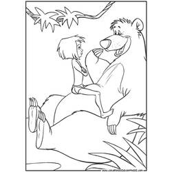 Dessin à colorier: Le Livre de la jungle (Films d'animation) #130166 - Coloriages à Imprimer Gratuits