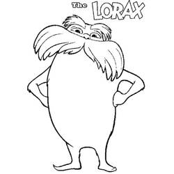 Coloriage Le Lorax (Films d'Animation) #203481 à imprimer et colorier