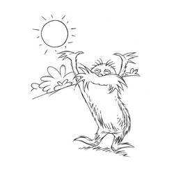 Coloriage Le Lorax (Films d'Animation) #203483 à imprimer et colorier
