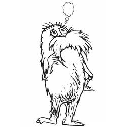 Coloriage Le Lorax (Films d'Animation) #203486 à imprimer et colorier