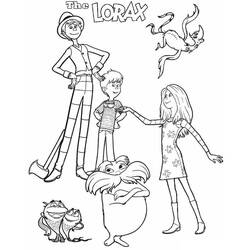 Coloriage Le Lorax (Films d'Animation) #203495 à imprimer et colorier