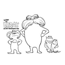Coloriage Le Lorax (Films d'Animation) #203502 à imprimer et colorier