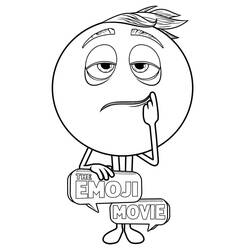 Dessin à colorier: Le Monde Secret des Emojis (Films d'Animation) #198976 - Coloriages à Imprimer Gratuits