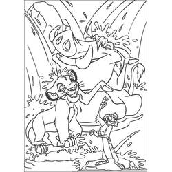 Coloriage Le Roi Lion (Films d'Animation) #177758 à imprimer et colorier