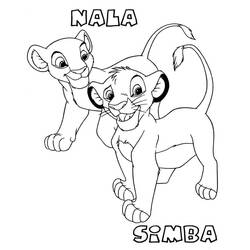 Coloriage Le Roi Lion (Films d'Animation) #177765 à imprimer et colorier