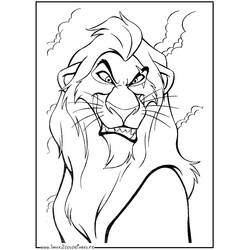 Dessin à colorier: Le Roi Lion (Films d'animation) #73618 - Coloriages à imprimer