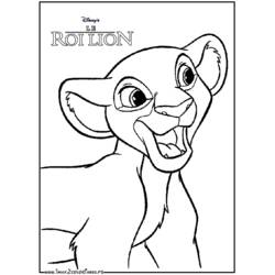 Dessin à colorier: Le Roi Lion (Films d'animation) #73633 - Coloriages à Imprimer Gratuits