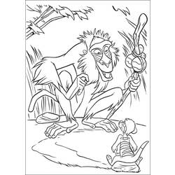 Dessin à colorier: Le Roi Lion (Films d'animation) #73668 - Coloriages à Imprimer Gratuits