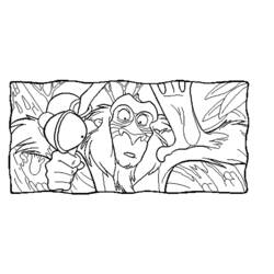 Dessin à colorier: Le Roi Lion (Films d'animation) #73689 - Coloriages à Imprimer Gratuits