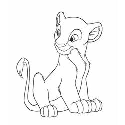 Dessin à colorier: Le Roi Lion (Films d'animation) #73732 - Coloriages à imprimer