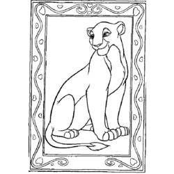 Dessin à colorier: Le Roi Lion (Films d'animation) #73912 - Coloriages à Imprimer Gratuits