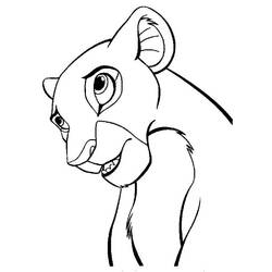 Dessin à colorier: Le Roi Lion (Films d'animation) #73986 - Coloriages à imprimer