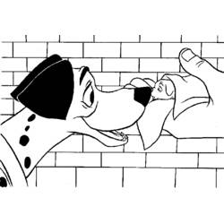 Dessin à colorier: Les 101 Dalmatiens (Films d'animation) #129198 - Coloriages à Imprimer Gratuits