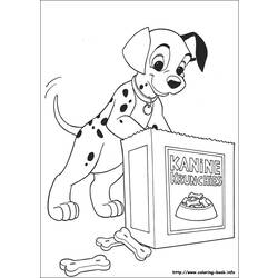 Dessin à colorier: Les 101 Dalmatiens (Films d'animation) #129216 - Coloriages à Imprimer Gratuits