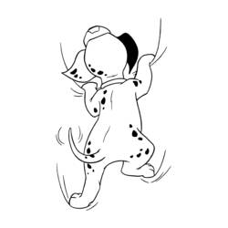Dessin à colorier: Les 101 Dalmatiens (Films d'animation) #129380 - Coloriages à imprimer