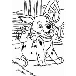 Dessin à colorier: Les 101 Dalmatiens (Films d'animation) #129399 - Coloriages à Imprimer Gratuits