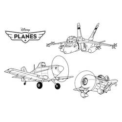 Dessin à colorier: Les Avions (Planes) (Films d'Animation) #206417 - Coloriages à Imprimer Gratuits