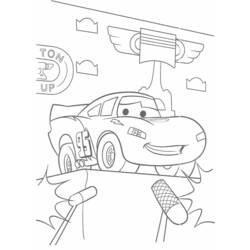 Dessin à colorier: Les Bagnoles (Cars) (Films d'animation) #132534 - Coloriages à Imprimer Gratuits