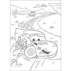 Dessin à colorier: Les Bagnoles (Cars) (Films d'animation) #132595 - Coloriages à Imprimer Gratuits