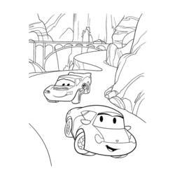 Dessin à colorier: Les Bagnoles (Cars) (Films d'animation) #132597 - Coloriages à Imprimer Gratuits