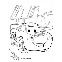 Dessin à colorier: Les Bagnoles (Cars) (Films d'animation) #132615 - Coloriages à imprimer
