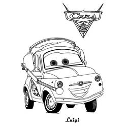 Dessin à colorier: Les Bagnoles (Cars) (Films d'Animation) #199859 - Coloriages à Imprimer Gratuits