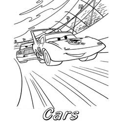 Dessin à colorier: Les Bagnoles (Cars) (Films d'Animation) #199862 - Coloriages à Imprimer Gratuits