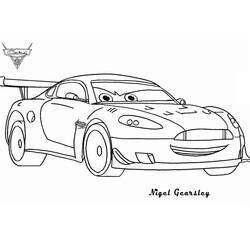 Dessin à colorier: Les Bagnoles (Cars) (Films d'Animation) #199867 - Coloriages à Imprimer Gratuits