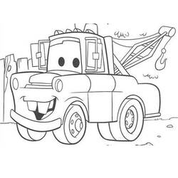 Dessin à colorier: Les Bagnoles (Cars) (Films d'Animation) #199869 - Coloriages à Imprimer Gratuits