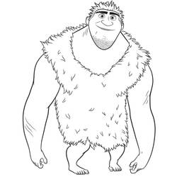 Dessin à colorier: Les Croods (Films d'Animation) #205780 - Coloriages à Imprimer Gratuits
