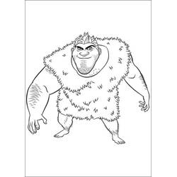 Dessin à colorier: Les Croods (Films d'Animation) #205805 - Coloriages à Imprimer Gratuits