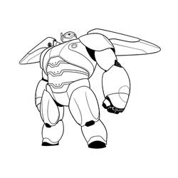 Dessin à colorier: Les Nouveaux Héros (Films d'Animation) #206702 - Coloriages à Imprimer Gratuits