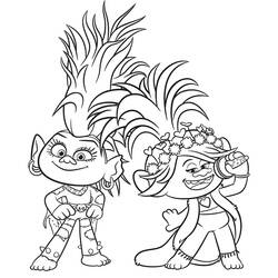 Dessins à colorier: Les Trolls - Coloriages à Imprimer Gratuits