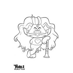 Dessin à colorier: Les Trolls (Films d'Animation) #191453 - Coloriages à Imprimer Gratuits