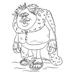 Dessin à colorier: Les Trolls (Films d'Animation) #191460 - Coloriages à Imprimer Gratuits