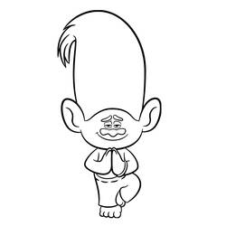 Dessin à colorier: Les Trolls (Films d'Animation) #191465 - Coloriages à Imprimer Gratuits