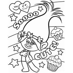 Dessin à colorier: Les Trolls (Films d'Animation) #191471 - Coloriages à Imprimer Gratuits