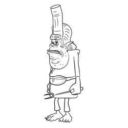 Dessin à colorier: Les Trolls (Films d'Animation) #191486 - Coloriages à Imprimer Gratuits