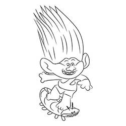 Dessin à colorier: Les Trolls (Films d'Animation) #191492 - Coloriages à Imprimer Gratuits