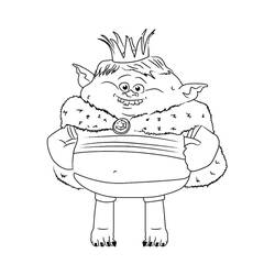 Dessin à colorier: Les Trolls (Films d'Animation) #191500 - Coloriages à Imprimer Gratuits