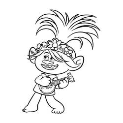 Coloriage Les Trolls (Films d'Animation) #191501 à imprimer et colorier
