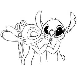 Coloriage Lilo et Stitch (Films d'Animation) #187486 à imprimer et colorier
