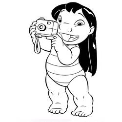 Coloriage Lilo et Stitch (Films d'Animation) #187493 à imprimer et colorier