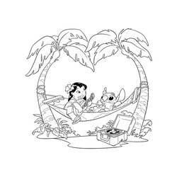Coloriage Lilo et Stitch (Films d'Animation) #187508 à imprimer et colorier